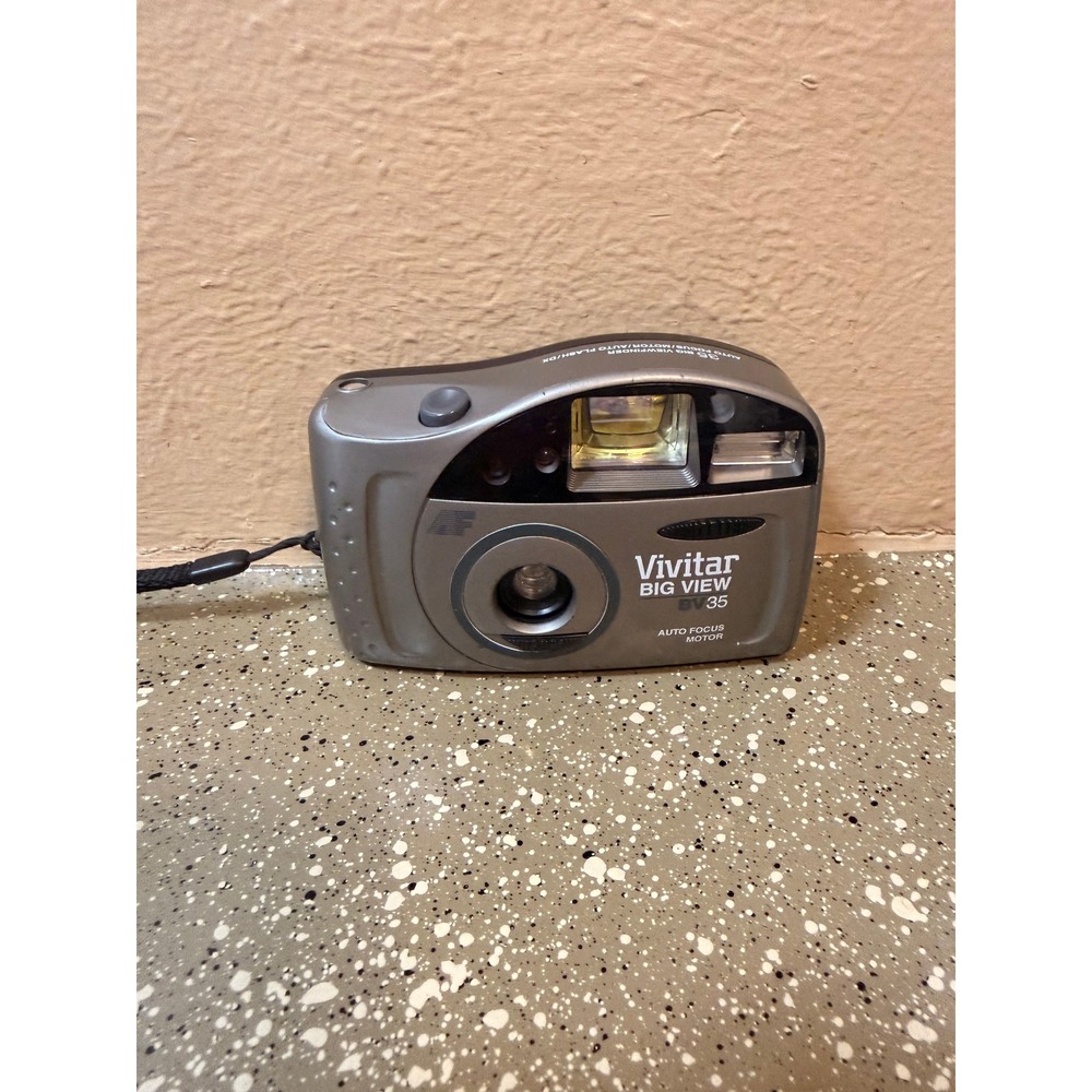 Vivitar Big View 35 Auto Focus Motor 35mm‎ Film Camera Silver